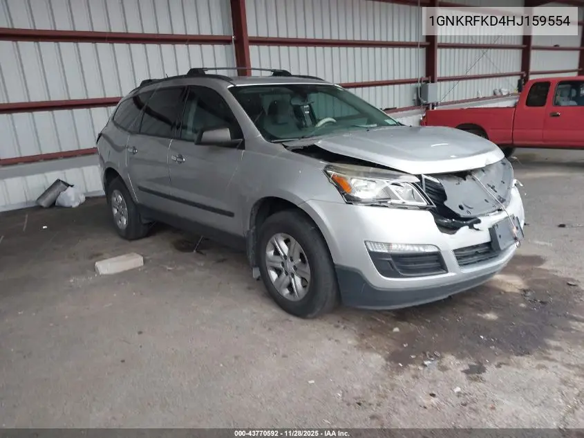 1GNKRFKD4HJ159554 2017 Chevrolet Traverse Ls