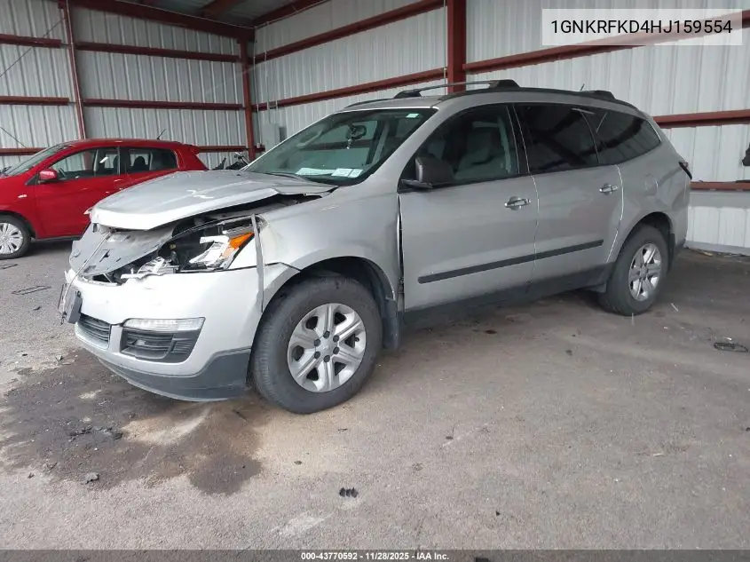 1GNKRFKD4HJ159554 2017 Chevrolet Traverse Ls