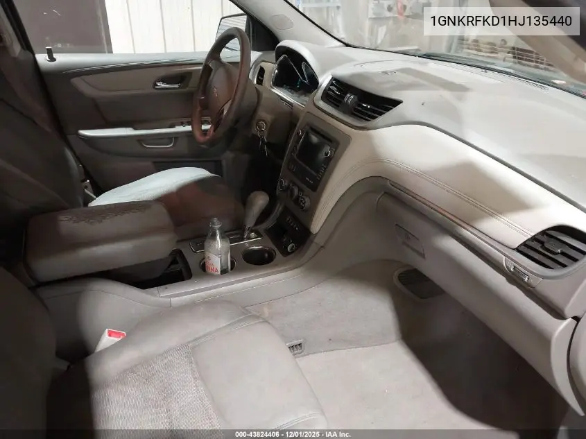 1GNKRFKD1HJ135440 2017 Chevrolet Traverse Ls