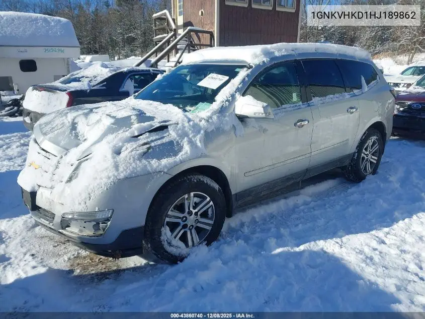 1GNKVHKD1HJ189862 2017 Chevrolet Traverse 2Lt