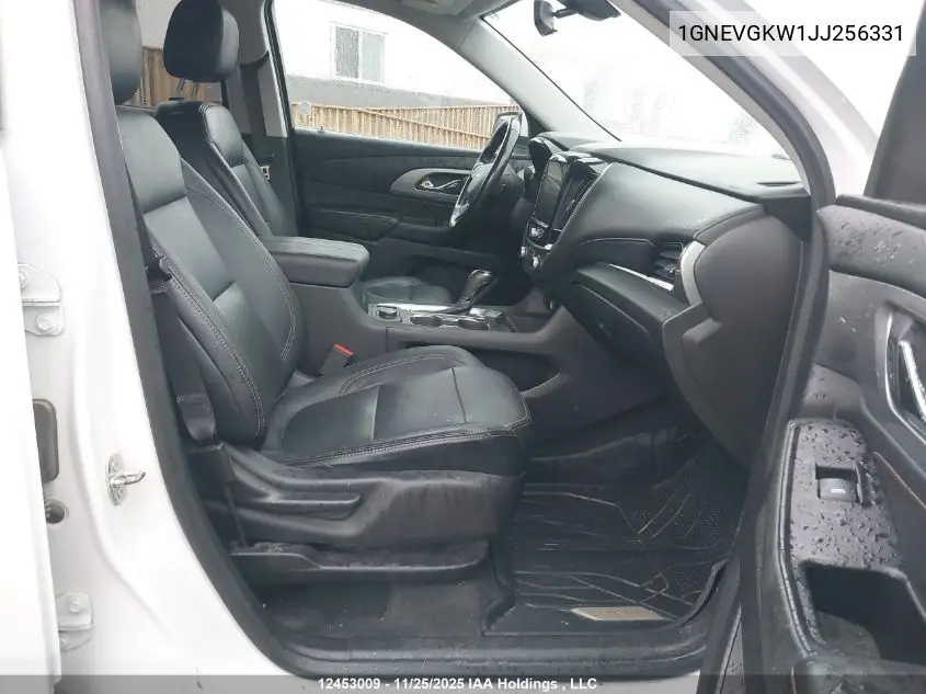 1GNEVGKW1JJ256331 2018 Chevrolet Traverse Lt