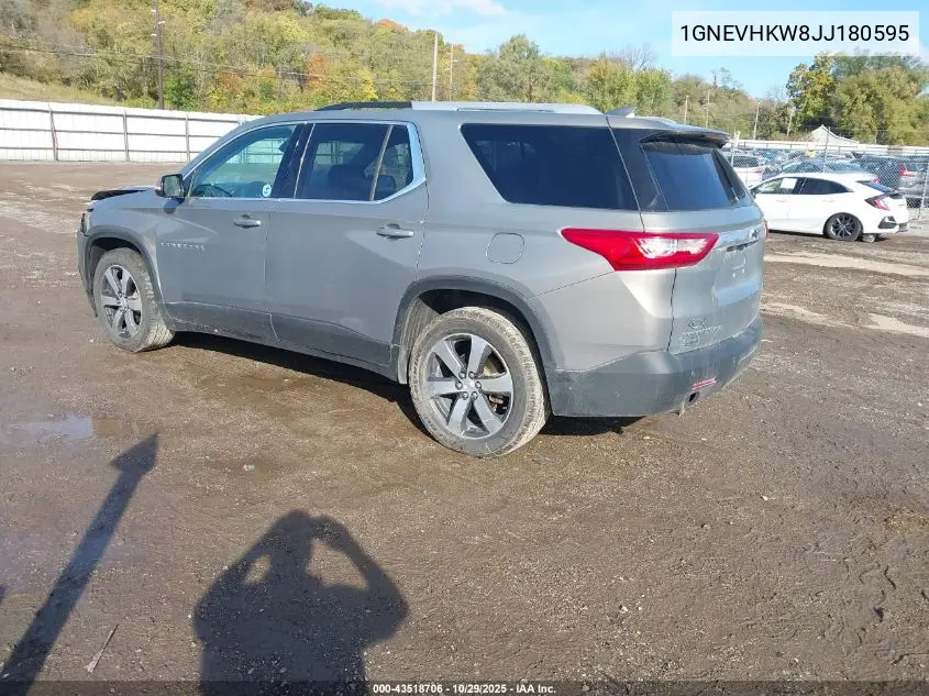 1GNEVHKW8JJ180595 2018 Chevrolet Traverse 3Lt