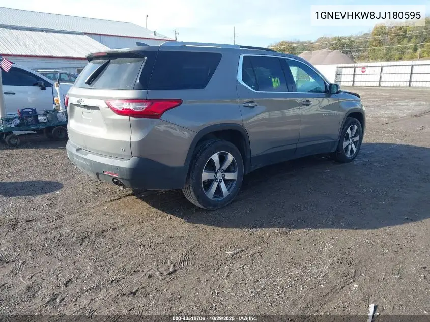 1GNEVHKW8JJ180595 2018 Chevrolet Traverse 3Lt