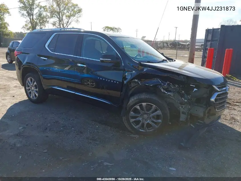 1GNEVJKW4JJ231873 2018 Chevrolet Traverse Premier