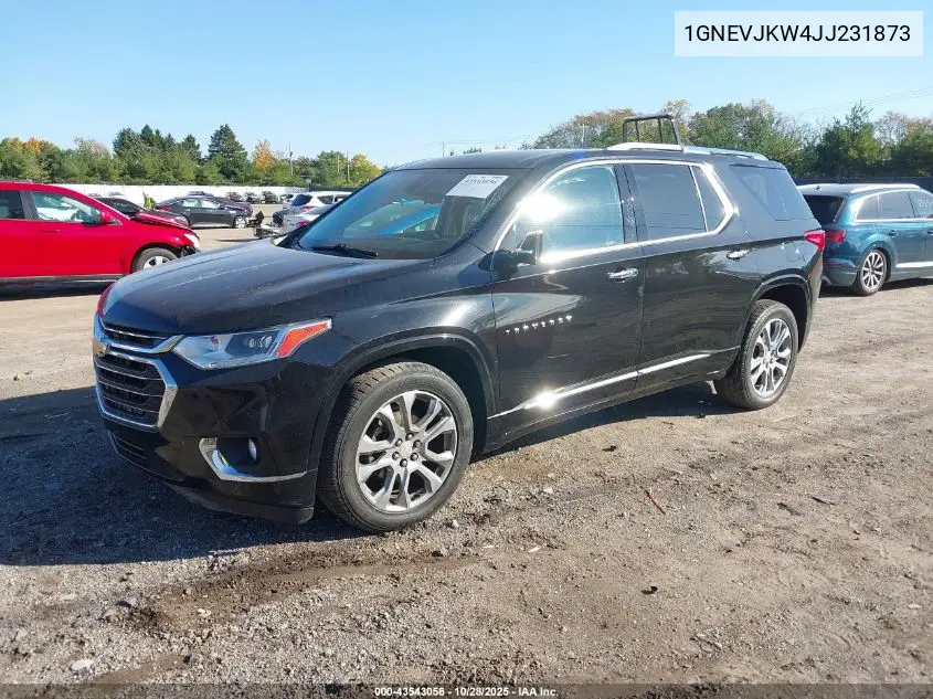 1GNEVJKW4JJ231873 2018 Chevrolet Traverse Premier
