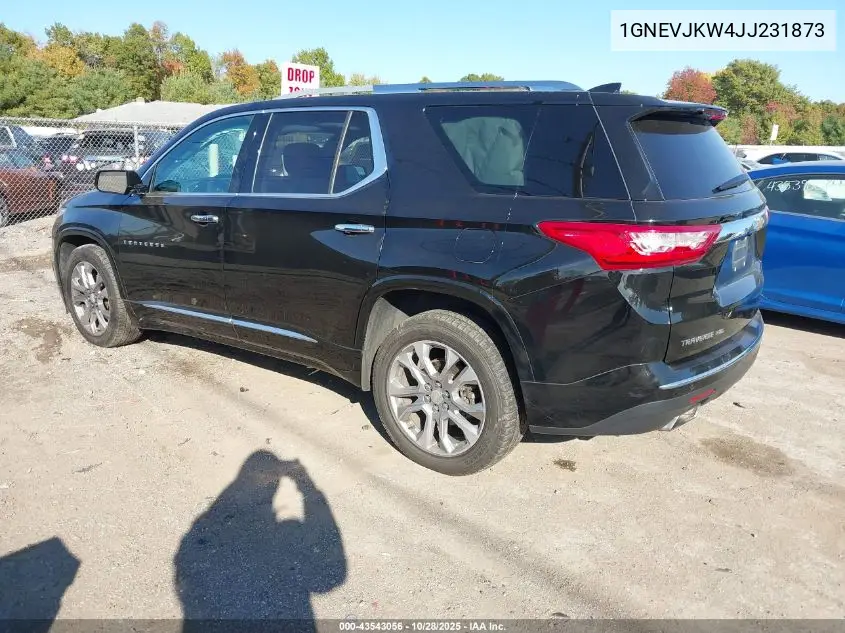 1GNEVJKW4JJ231873 2018 Chevrolet Traverse Premier