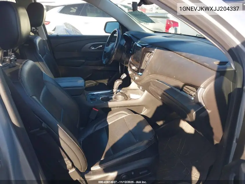 1GNEVJKWXJJ204337 2018 Chevrolet Traverse Premier