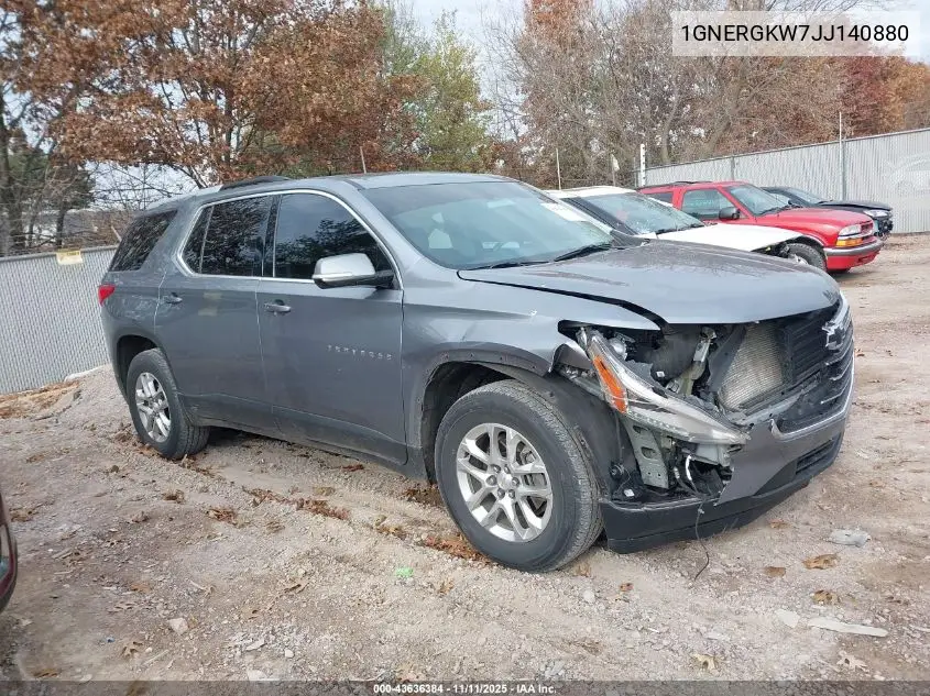 1GNERGKW7JJ140880 2018 Chevrolet Traverse 1Lt