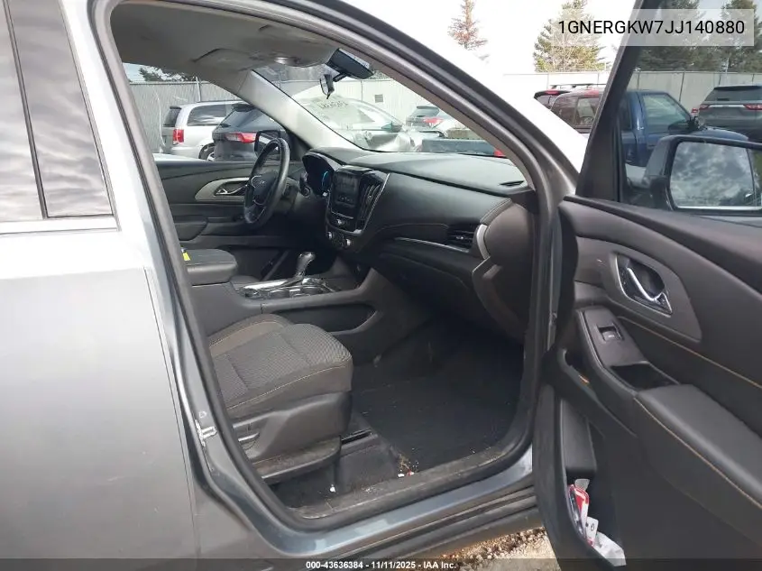 1GNERGKW7JJ140880 2018 Chevrolet Traverse 1Lt