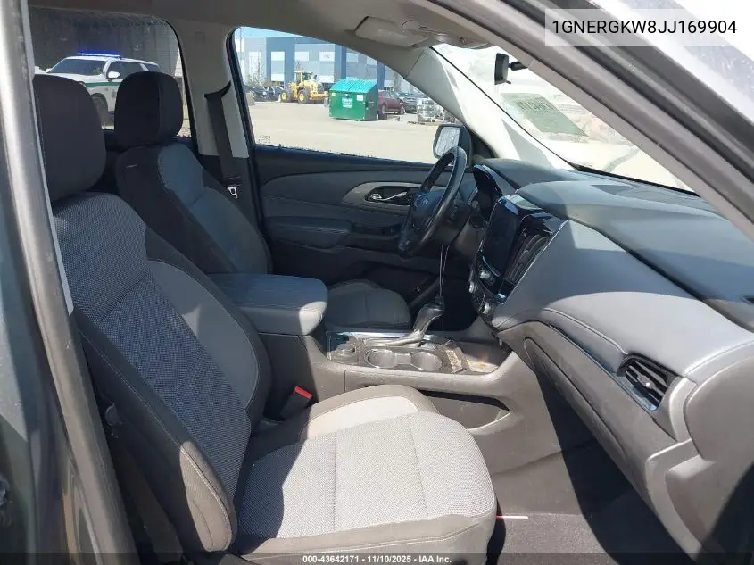 1GNERGKW8JJ169904 2018 Chevrolet Traverse 1Lt
