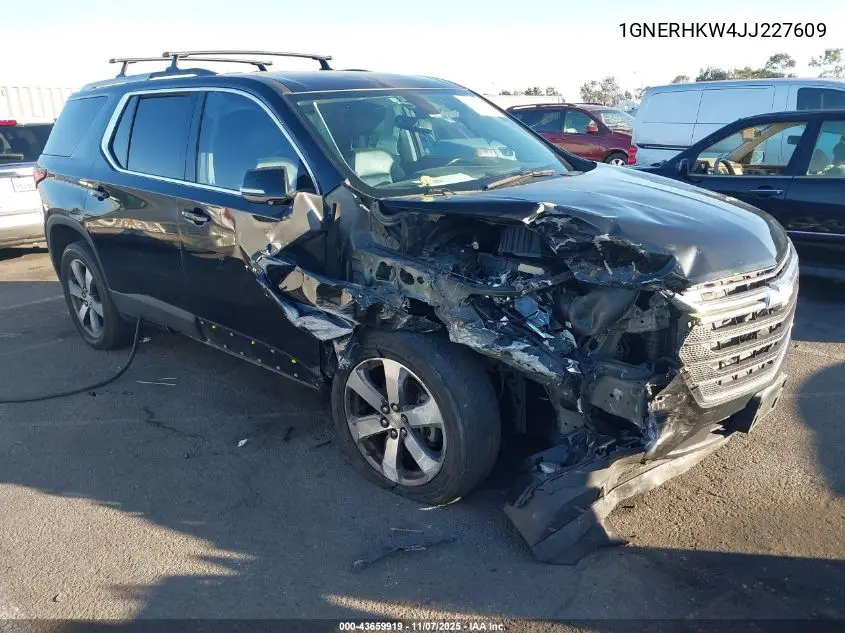 1GNERHKW4JJ227609 2018 Chevrolet Traverse 3Lt
