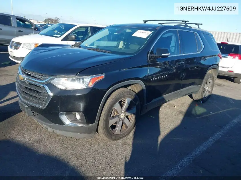 1GNERHKW4JJ227609 2018 Chevrolet Traverse 3Lt