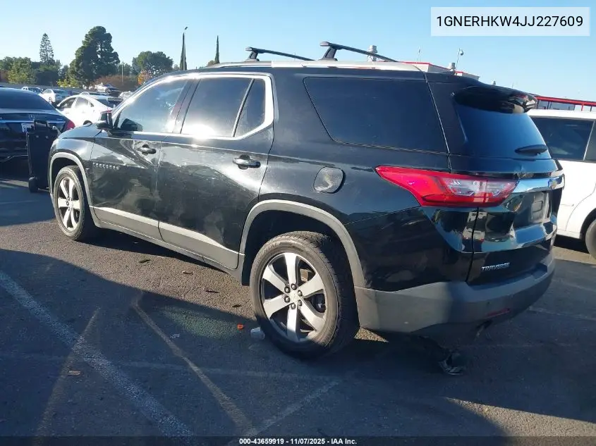 1GNERHKW4JJ227609 2018 Chevrolet Traverse 3Lt
