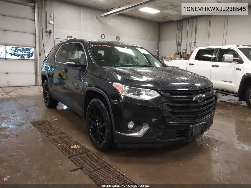 1GNEVHKWXJJ238545 2018 Chevrolet Traverse 3Lt
