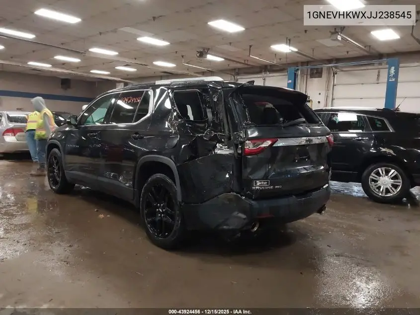 1GNEVHKWXJJ238545 2018 Chevrolet Traverse 3Lt