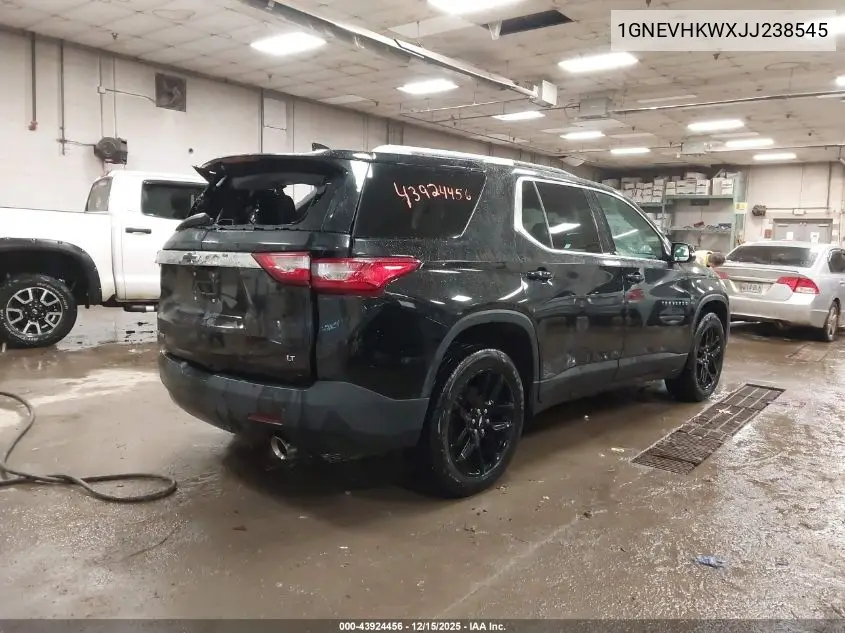 1GNEVHKWXJJ238545 2018 Chevrolet Traverse 3Lt