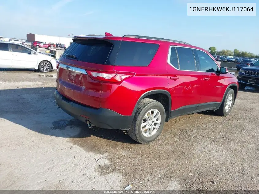 1GNERHKW6KJ117064 2019 Chevrolet Traverse 3Lt