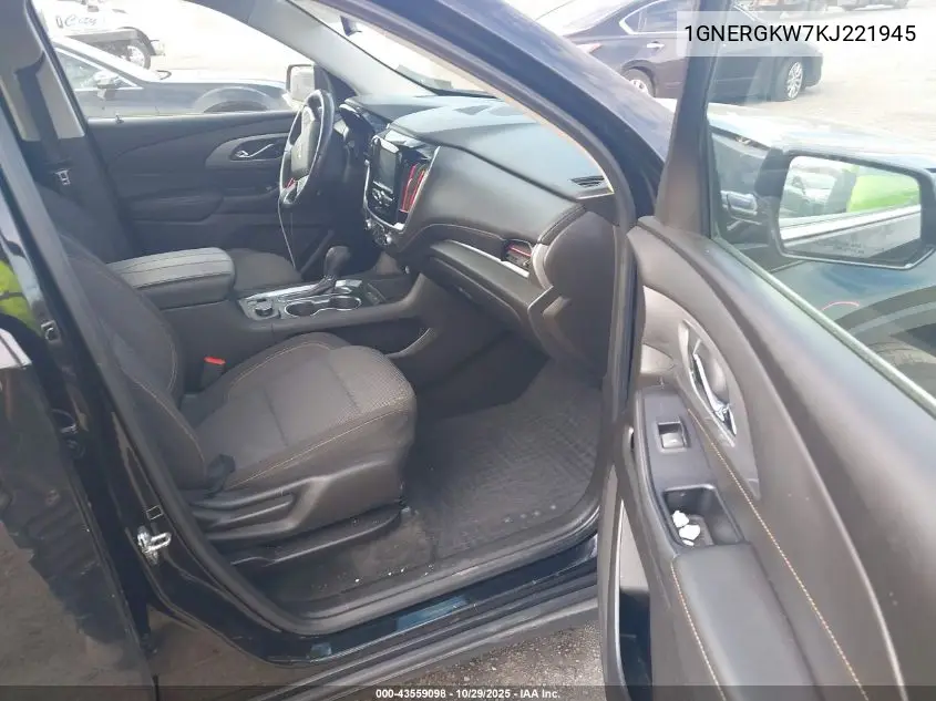 1GNERGKW7KJ221945 2019 Chevrolet Traverse 1Lt