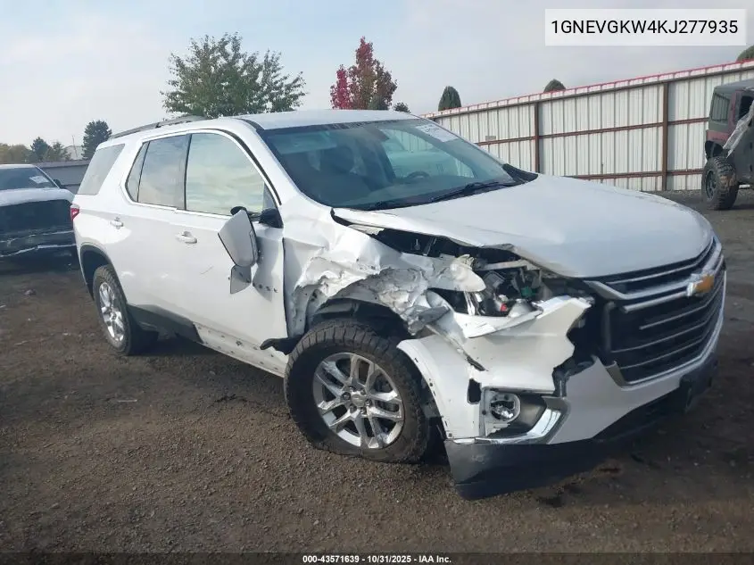 1GNEVGKW4KJ277935 2019 Chevrolet Traverse 1Lt
