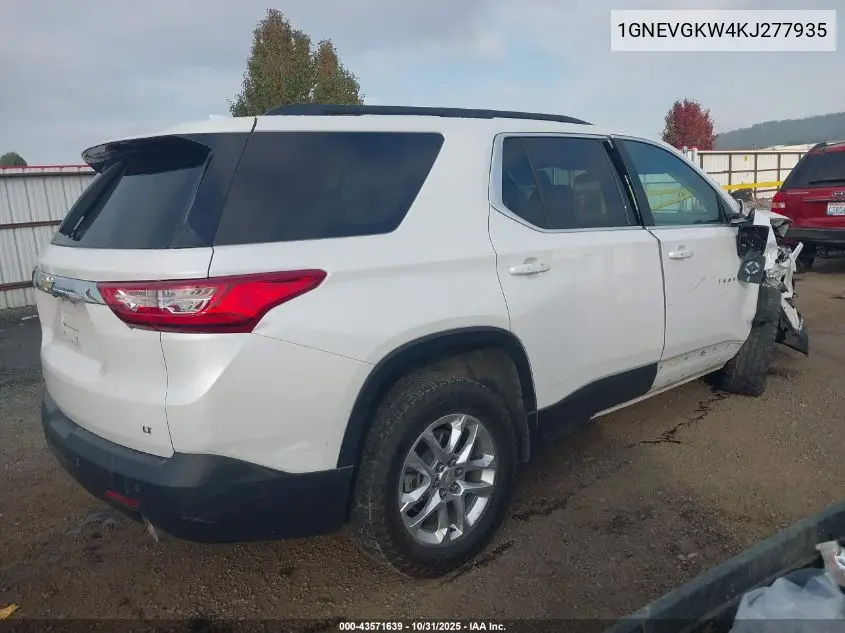 1GNEVGKW4KJ277935 2019 Chevrolet Traverse 1Lt