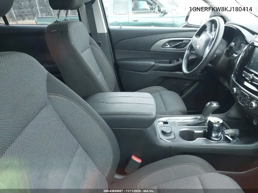 1GNERFKW8KJ180414 2019 Chevrolet Traverse Ls