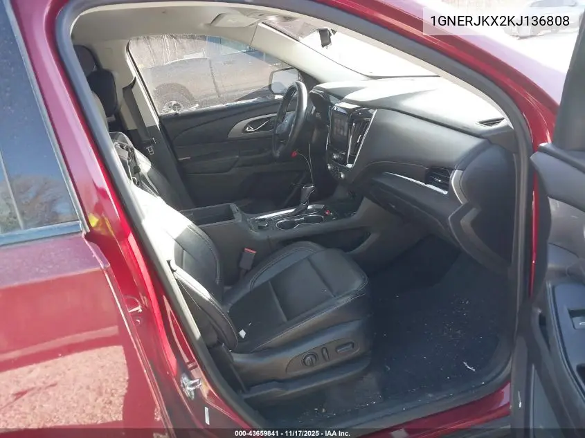 1GNERJKX2KJ136808 2019 Chevrolet Traverse Rs