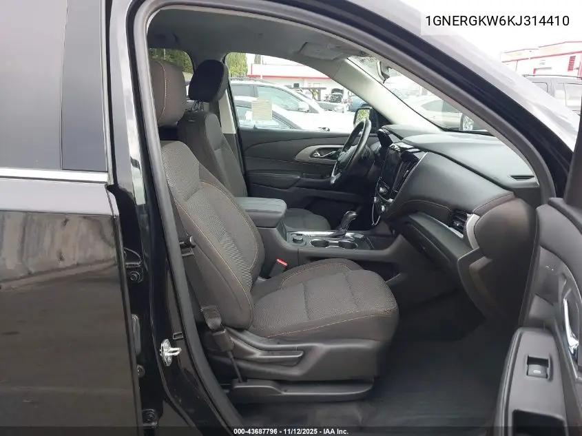 1GNERGKW6KJ314410 2019 Chevrolet Traverse 1Lt