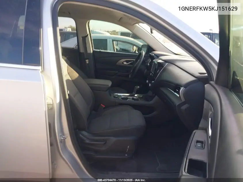 1GNERFKW5KJ151629 2019 Chevrolet Traverse Ls