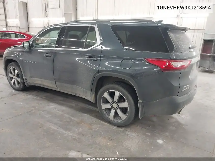 1GNEVHKW9KJ218594 2019 Chevrolet Traverse 3Lt