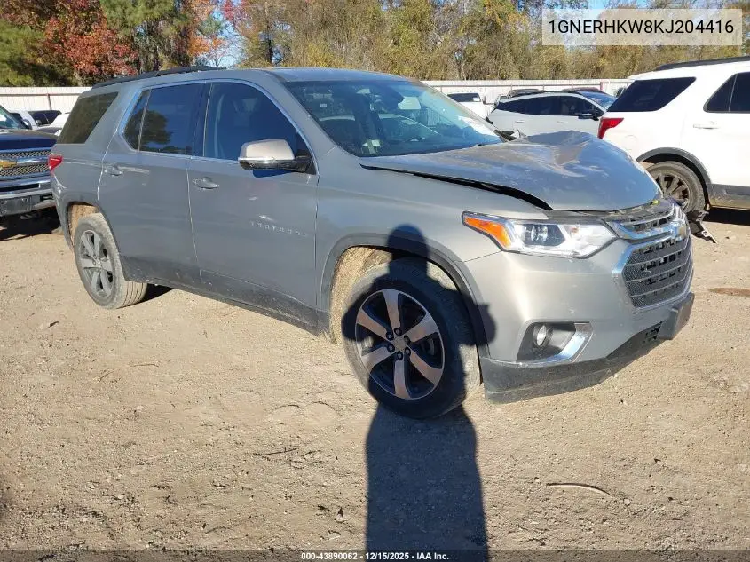 1GNERHKW8KJ204416 2019 Chevrolet Traverse 3Lt