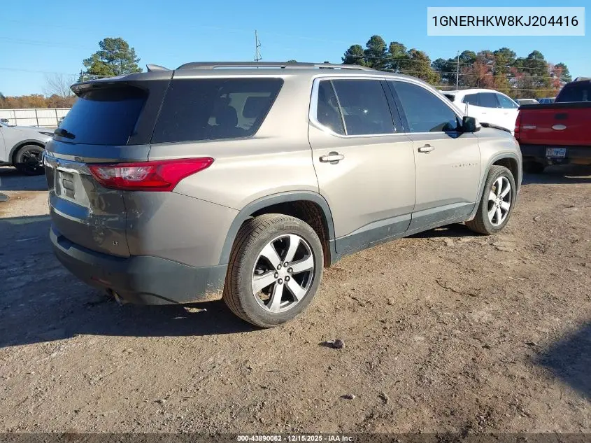 1GNERHKW8KJ204416 2019 Chevrolet Traverse 3Lt