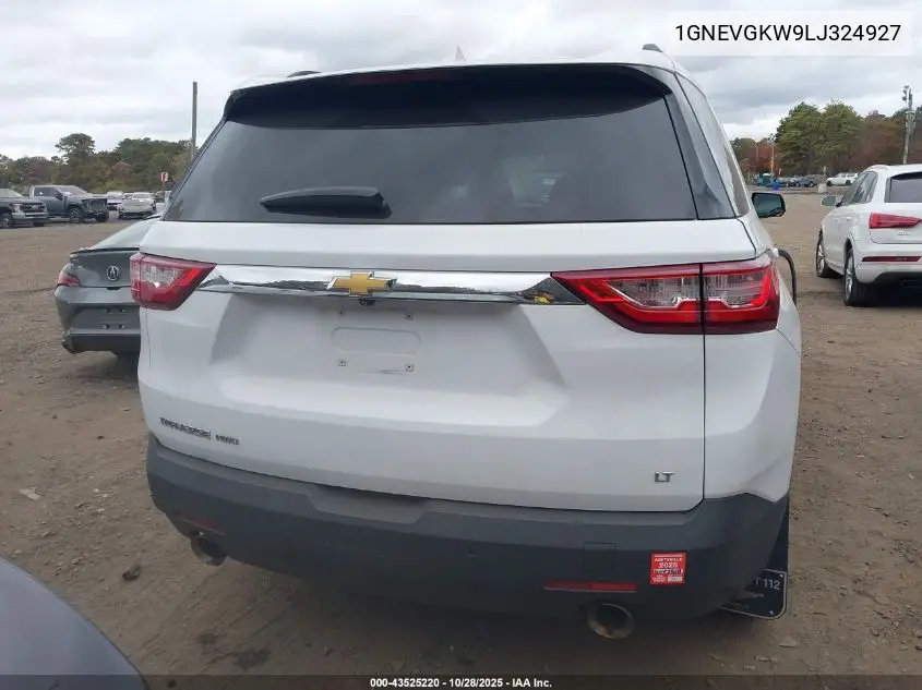 1GNEVGKW9LJ324927 2020 Chevrolet Traverse Awd Lt Cloth