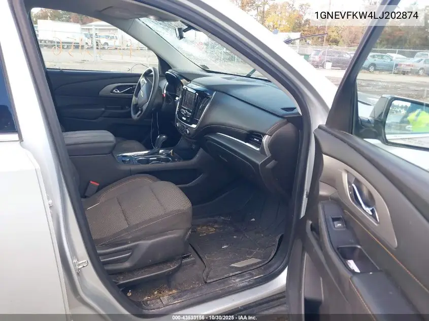 1GNEVFKW4LJ202874 2020 Chevrolet Traverse Awd Ls