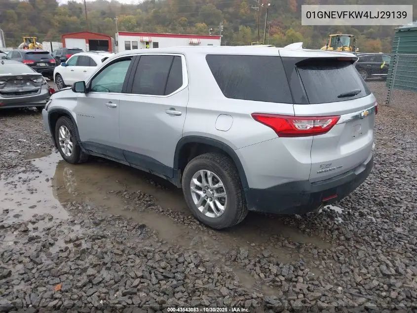 1GNEVFKW4LJ291393 2020 Chevrolet Traverse Awd Ls