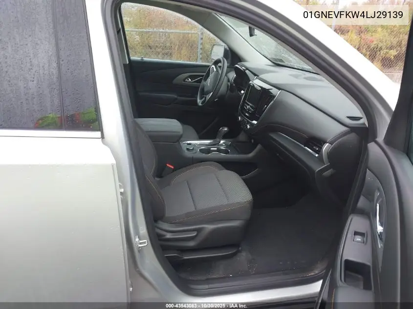 1GNEVFKW4LJ291393 2020 Chevrolet Traverse Awd Ls