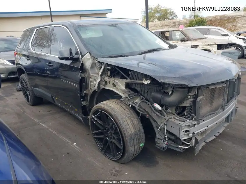 1GNERFKW9LJ228083 2020 Chevrolet Traverse Fwd Ls