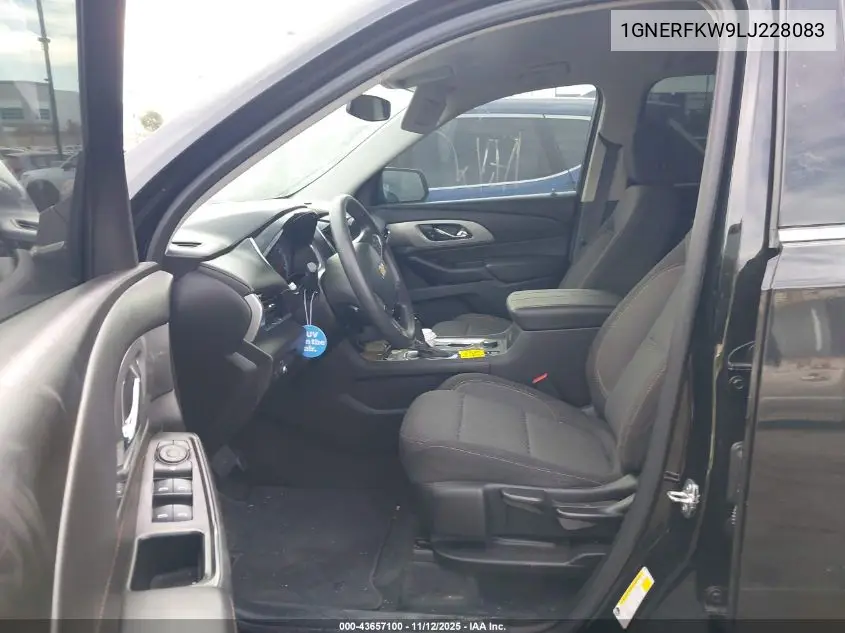 1GNERFKW9LJ228083 2020 Chevrolet Traverse Fwd Ls