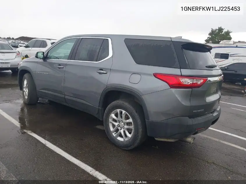 1GNERFKW1LJ225453 2020 Chevrolet Traverse Fwd Ls