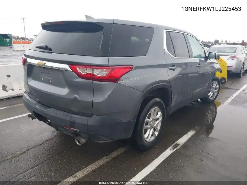 1GNERFKW1LJ225453 2020 Chevrolet Traverse Fwd Ls