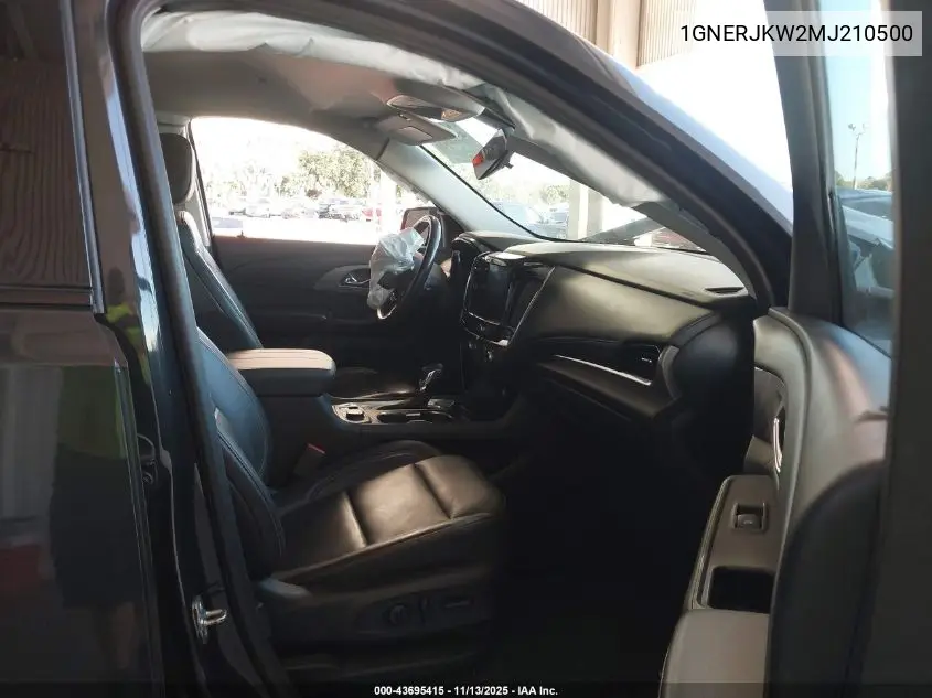 1GNERJKW2MJ210500 2021 Chevrolet Traverse Fwd Rs