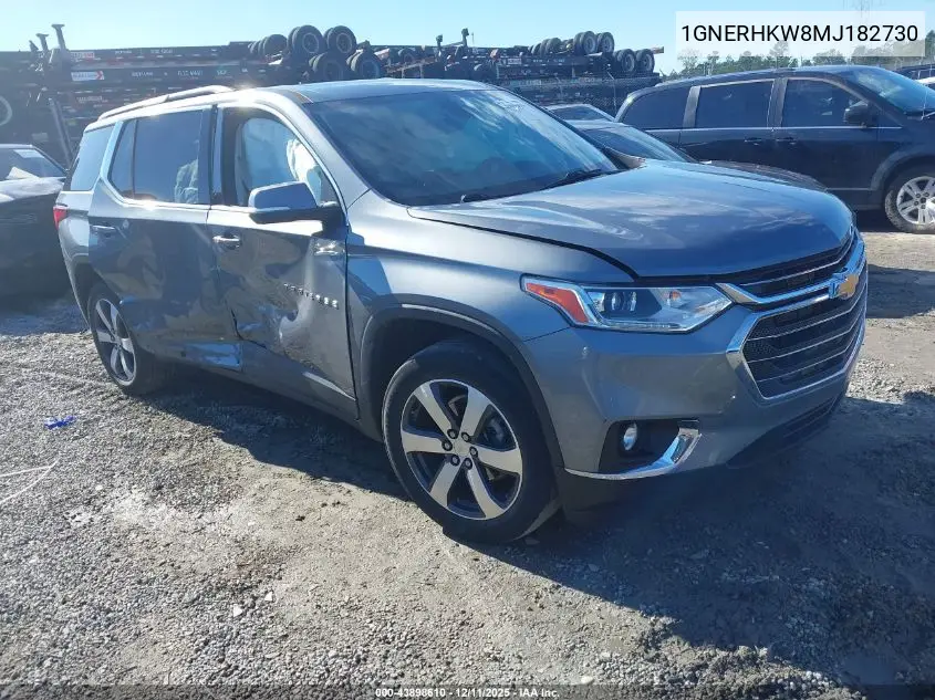 1GNERHKW8MJ182730 2021 Chevrolet Traverse Fwd Lt Leather