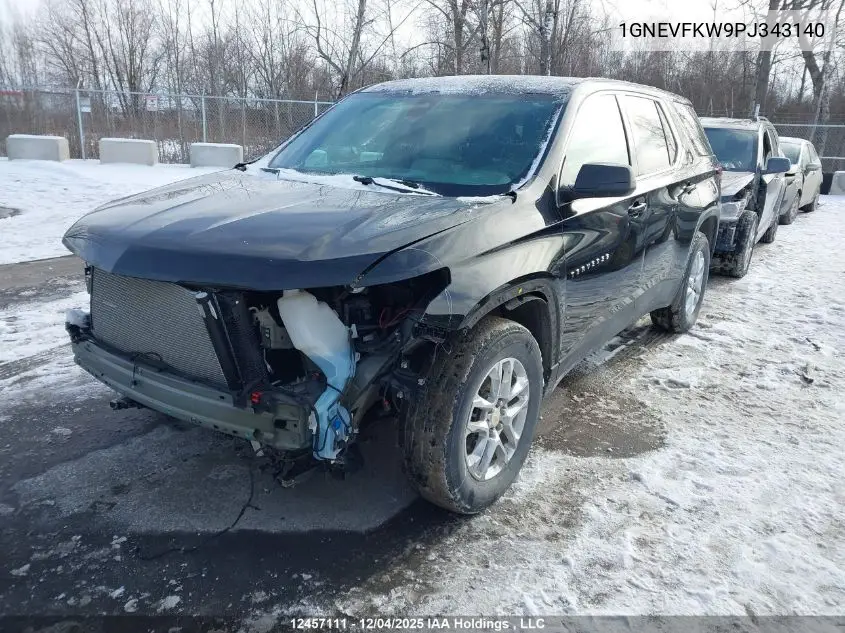 1GNEVFKW9PJ343140 2023 Chevrolet Traverse Ls