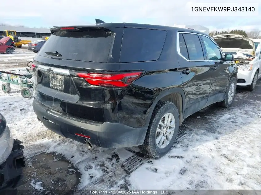 1GNEVFKW9PJ343140 2023 Chevrolet Traverse Ls