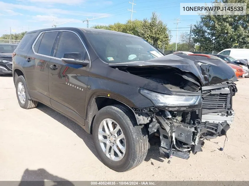 1GNERFKW7PJ145533 2023 Chevrolet Traverse Fwd Ls