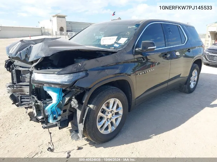 1GNERFKW7PJ145533 2023 Chevrolet Traverse Fwd Ls