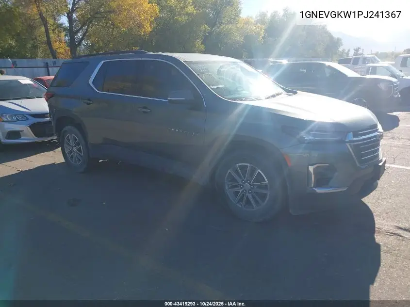 1GNEVGKW1PJ241367 2023 Chevrolet Traverse Awd Lt Cloth