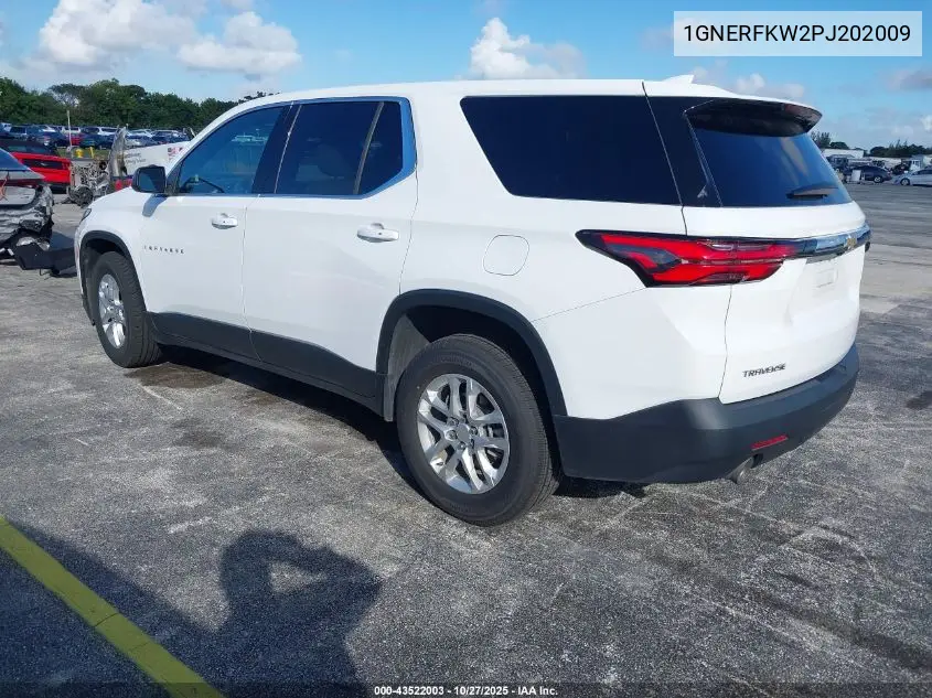 1GNERFKW2PJ202009 2023 Chevrolet Traverse Fwd Ls
