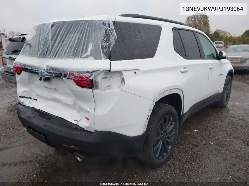 1GNEVJKW9PJ193064 2023 Chevrolet Traverse Awd Rs