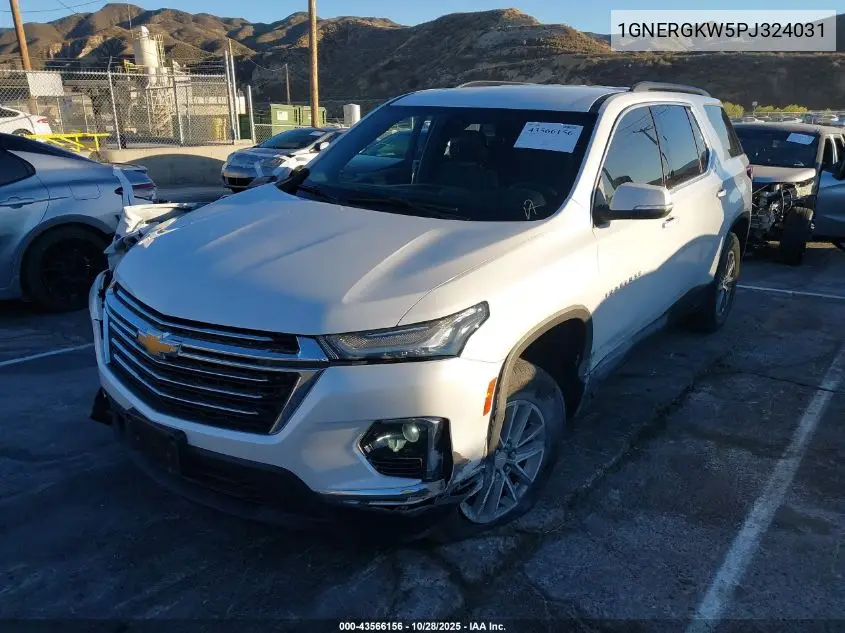 1GNERGKW5PJ324031 2023 Chevrolet Traverse Fwd Lt Cloth