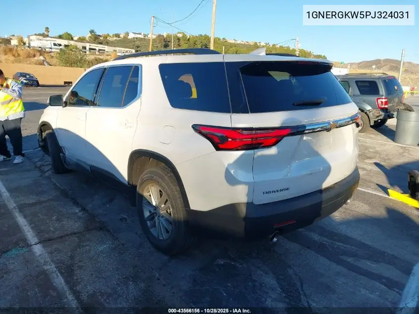 1GNERGKW5PJ324031 2023 Chevrolet Traverse Fwd Lt Cloth